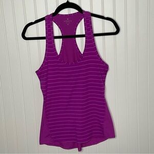 Purple stripe Athleta tank